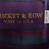 CRICKET&ROW USA製 ウールチェック1タックスラックスパンツ メンズ