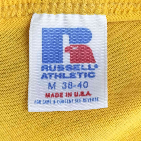 ラッセルアスレチック RUSSELL ATHLETIC 80S USA製 フロントプリント S/S Tシャツ メンズ M