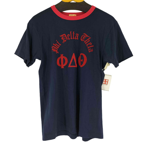 ホワイツビル Whitesville フロントプリント S/S リンガーTシャツ メンズ S
