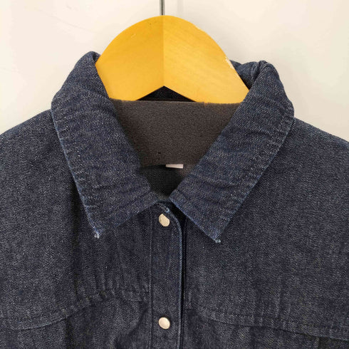 バーバリーブルーレーベル BURBERRY BLUE LABEL デニム半袖ワンピース レディース 40