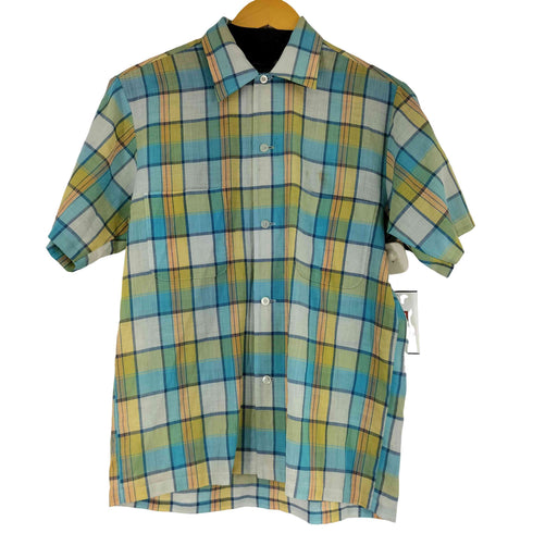 シアーズ Sears 60S マドラスチェック S/S シャツ メンズ S