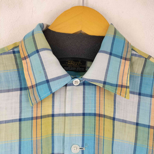 シアーズ Sears 60S マドラスチェック S/S シャツ メンズ S
