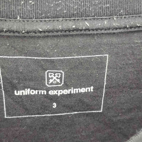 ユニフォームエクスペリメント uniform experiment 両面プリントロゴ Tシャツ メンズ 3