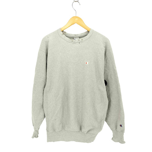 チャンピオン Champion 90s 刺繍タグ USA製 REVERSE WEAVE 襤褸 目有り クルーネックスウェット メンズ XXL