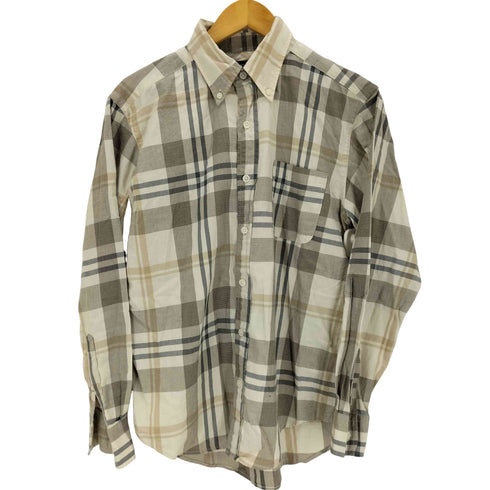 ユナイテッドアローズグリーンレーベルリラクシング UNITED ARROWS green label relaxing チェック柄ボタンダウンシャツ メンズ JPN:S