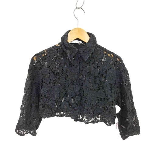 ザラ ZARA レースブラウス レディース S