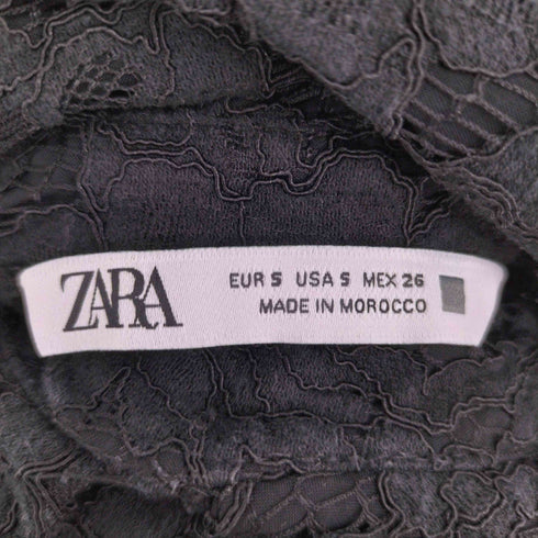ザラ ZARA レースブラウス レディース S