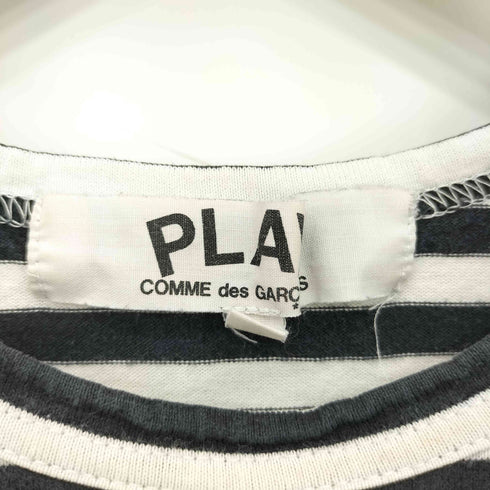 プレイコムデギャルソン PLAY COMME des GARCONS PLAY STRIPED T-SHIRT ロングスリーブTシャツ レディース S