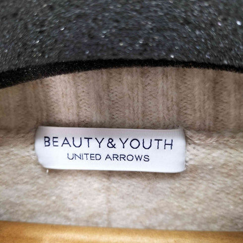 ビューティーアンドユースユナイテッドアローズ BEAUTY & YOUTH UNITED ARROWS 7Gキャメルミックスワイドタートルニット レディース