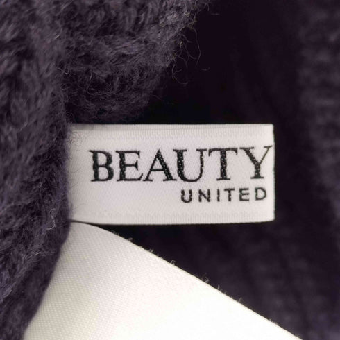 ビューティーアンドユースユナイテッドアローズ BEAUTY & YOUTH UNITED ARROWS ウールブレンド ニット ハーフジップ プルオーバー レディース