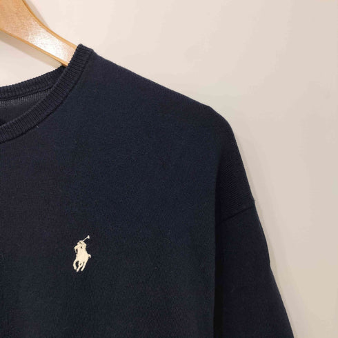 ポロラルフローレン POLO RALPH LAUREN PIMA COTTON ポニー刺繍 クルーネックニット メンズ import:S