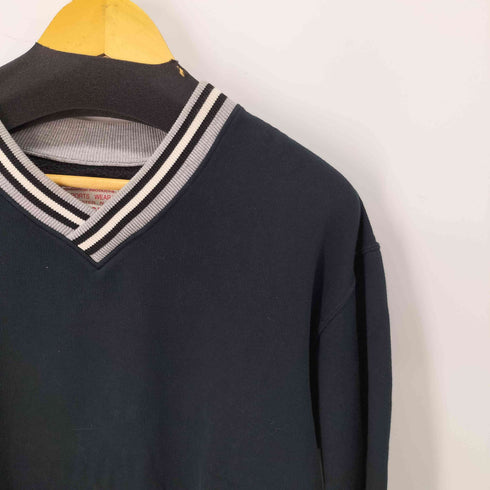 チャンピオン Champion 復刻 タタキタグ Vネック スウェット 短丈ボックスシルエット メンズ US:44