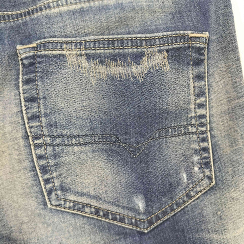 ディーゼル DIESEL RIZZO-NE SP ダメージ加工 スキニー デニムパンツ レディース 23
