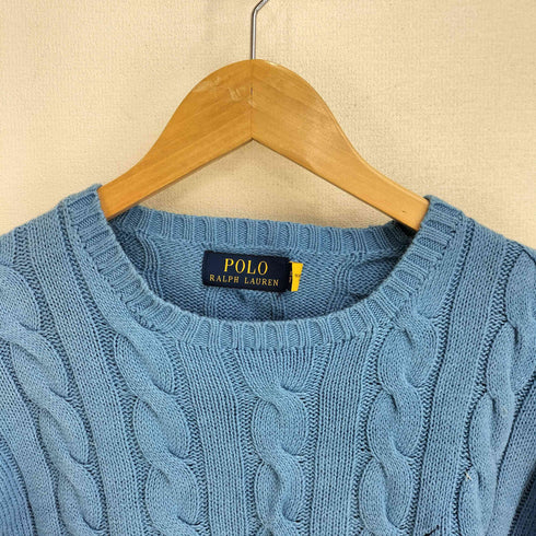 ポロラルフローレン POLO RALPH LAUREN ポニー刺繍 ケーブル グラデーションニット メンズ import:XS