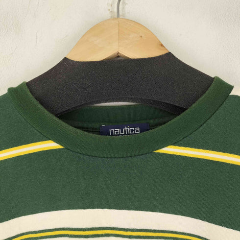 ノーティカ NAUTICA ボーダー柄 S/S Tシャツ メンズ JPN:M