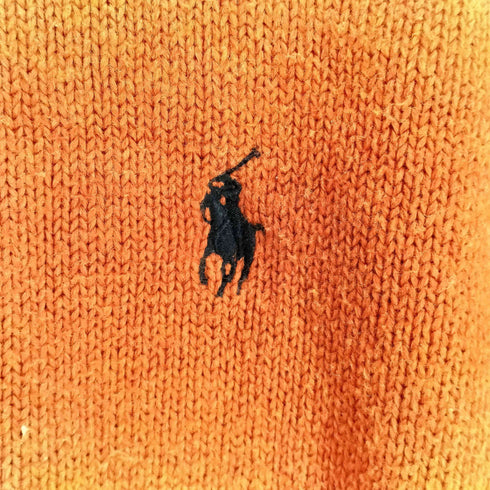 ポロラルフローレン POLO RALPH LAUREN ポニー刺繍 ハーフジップニット メンズ import:M
