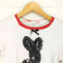 フロッキープリントリンガーTシャツ Y2K レディース
