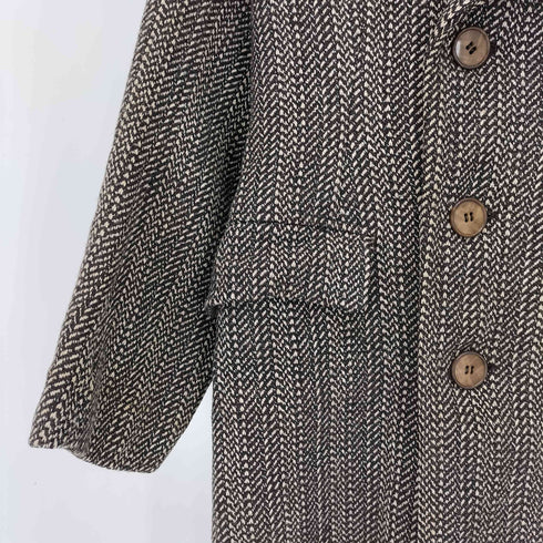 L'AIGLON FRANCE ヴィンテージ ウール ダブル チェスターコート レディース