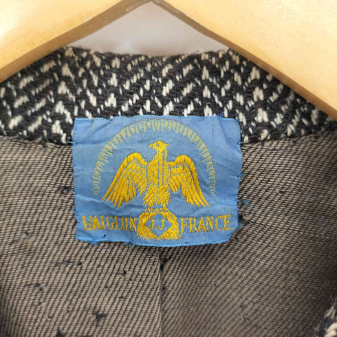 L'AIGLON FRANCE ヴィンテージ ウール ダブル チェスターコート レディース