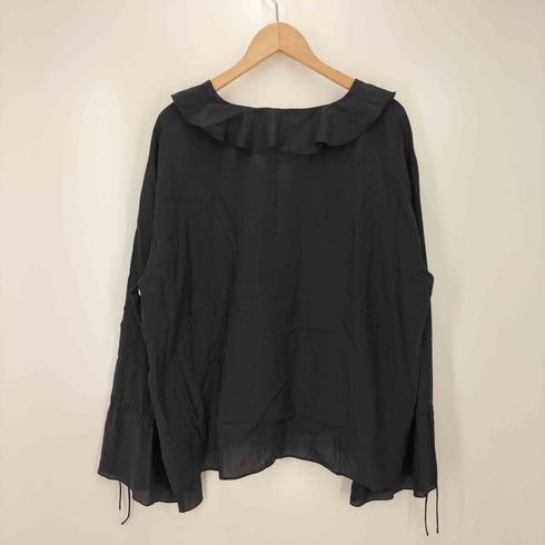 ビューティーアンドユースユナイテッドアローズ BEAUTY & YOUTH UNITED ARROWS レーヨンコットンローン ラッフルシャツ レディース