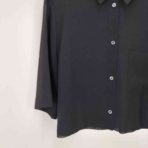ビューティーアンドユースユナイテッドアローズ BEAUTY & YOUTH UNITED ARROWS ポリエステル オーガンジー シャツ ―ウォッシャブル― レディース