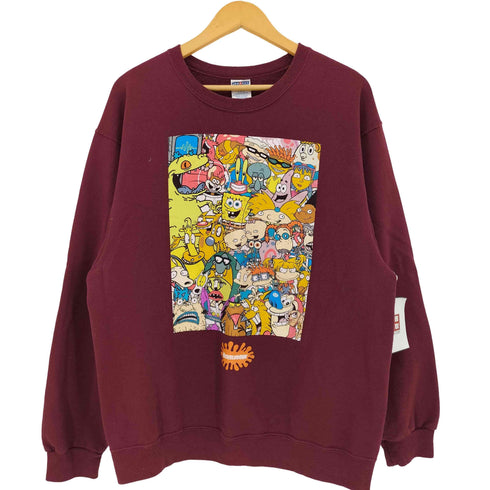 ジャージーズ JERZEES 90S キャラクタープリント 裏起毛 スウェット メンズ import:L