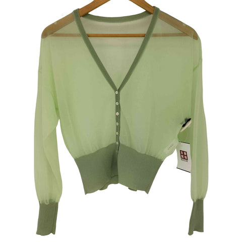 アメリ AMERI 2WAY SHEER COMPACT KNIT CARDIGAN レディース FREE