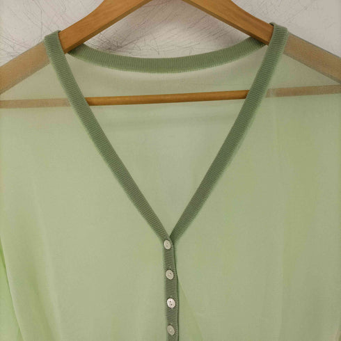 アメリ AMERI 2WAY SHEER COMPACT KNIT CARDIGAN レディース FREE