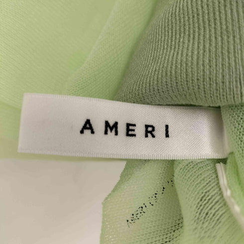 アメリ AMERI 2WAY SHEER COMPACT KNIT CARDIGAN レディース FREE
