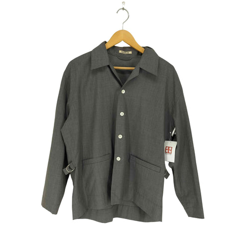 オーラリー AURALEE 17SS ウールシルクトロピカルシャツジャケット メンズ 3