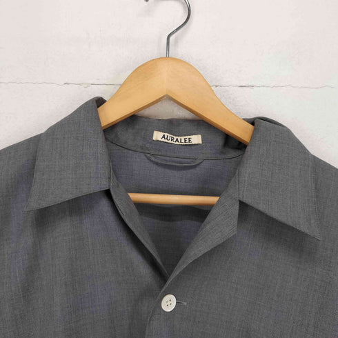 オーラリー AURALEE 17SS ウールシルクトロピカルシャツジャケット メンズ 3