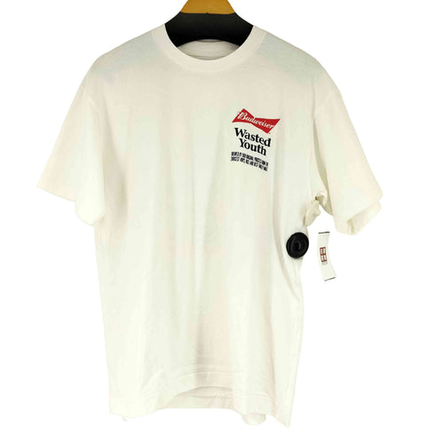 ウェイステッドユース WASTED YOUTH 両面プリント S/S Tシャツ メンズ import:L
