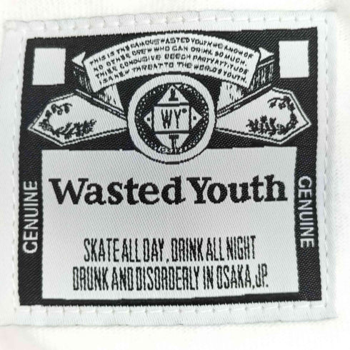 ウェイステッドユース WASTED YOUTH 両面プリント S/S Tシャツ メンズ import:L