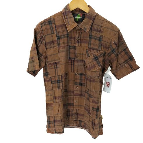 Raize stance パッチワーク 半袖シャツ メンズ JPN:M