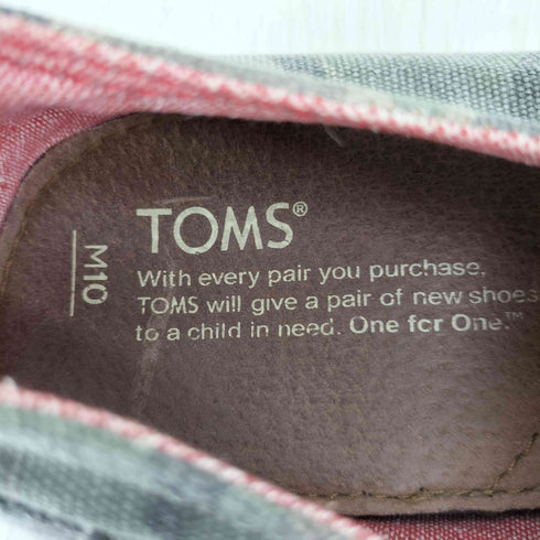 トムス TOMS PASEOS Canvas パセオ パシオス キャンバス スニーカー メンズ M 10
