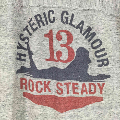 ヒステリックグラマー HYSTERIC GLAMOUR ROCK STEADY 7分袖 Tシャツ メンズ JPN:M