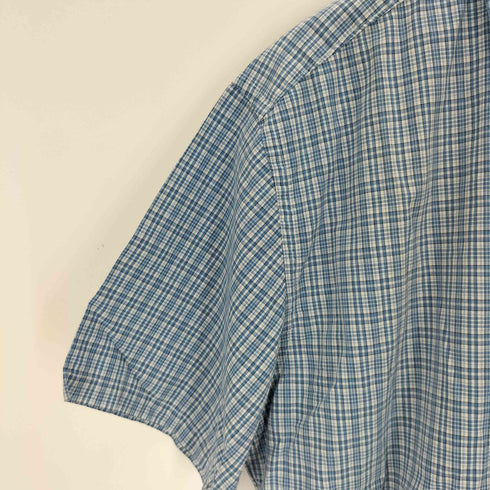 ギャップ Gap 00S レギュラーカラーS/S チェックシャツ メンズ import:L