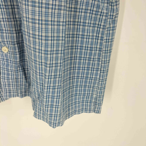 ギャップ Gap 00S レギュラーカラーS/S チェックシャツ メンズ import:L
