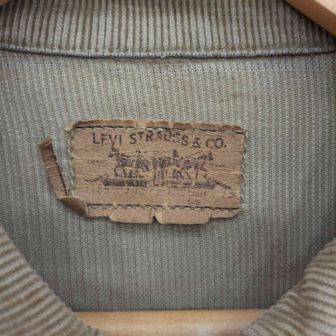 リーバイス Levis 70s 白タブ 70505 コーデュロイ トラッカージャケット メンズ 33
