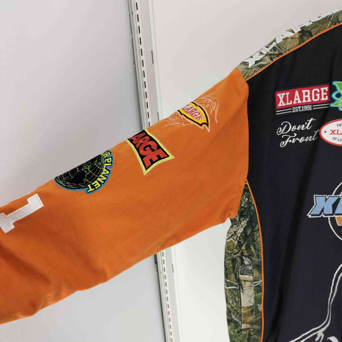 エクストララージ XLARGE 23AW CUSTOM RACING JACKET カスタム レーシング ジャケット スタジャン メンズ import:L
