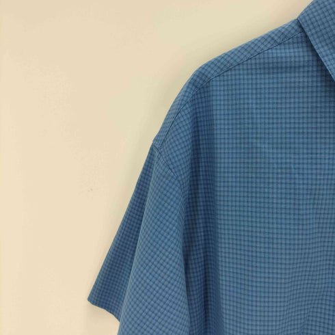 レイジブルー RAGEBLUE レギュラーカラーS/S チェックシャツ メンズ JPN:M