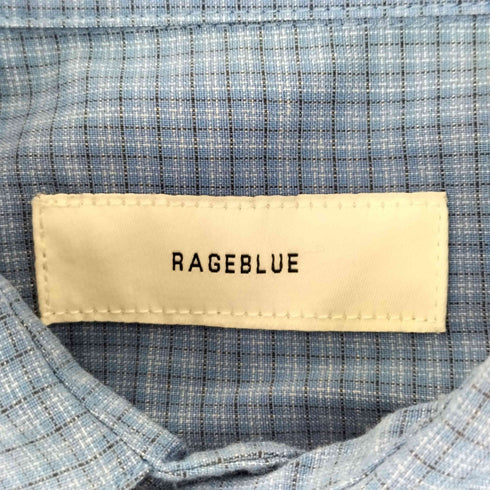 レイジブルー RAGEBLUE レギュラーカラーS/S チェックシャツ メンズ JPN:M