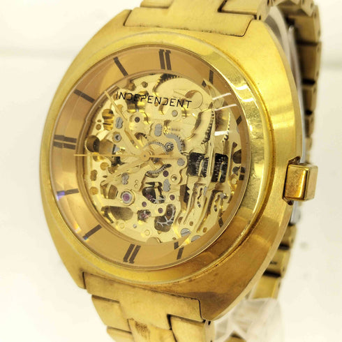 シチズン CITIZEN スケルトン文字盤 自動巻き腕時計 メンズ
