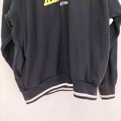 エクストララージ XLARGE 24SS Striped Rib Half Zip Sweat トライプド リブ ハーフ ジップ スウェット トレーナー メンズ import:XL