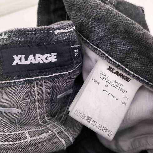 エクストララージ XLARGE 24AW PANELED DENIM PANTS パネル デニム パンツ メンズ 34inchi