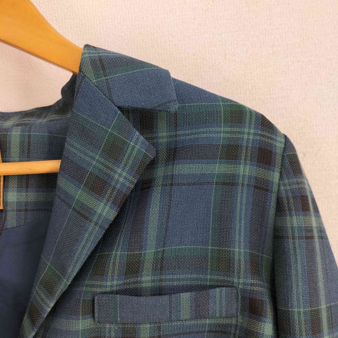 トゥエンティーズ Tnewties 《ポールと道でばったり遭遇》クロップドチェックジャケット レディース JPN:L