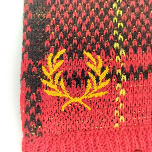 フレッドペリー FRED PERRY 刺繍ロゴ チェックストール メンズ