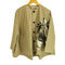 カミシマチナミ KAMISHIMA CHINAMI YELLOW フロントプリント ノーカラー ジャケット レディース JPN:38