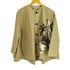 カミシマチナミ KAMISHIMA CHINAMI YELLOW フロントプリント ノーカラー ジャケット レディース JPN:38