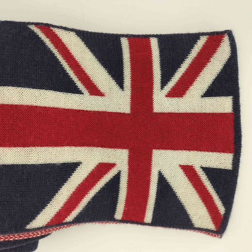 フレッドペリー FRED PERRY 刺繍ロゴ 国旗 マフラー メンズ